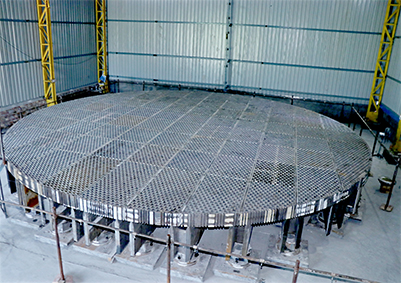Checker Support assembly iron casting for Steel Plant Industry