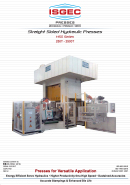Isgec Presses Updated Brochure
