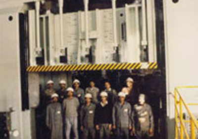 Double Action Hydraulic Press supplied to India customer