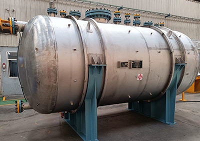 Titanium Vessel for an Overseas Chlor-Alkali Plant
