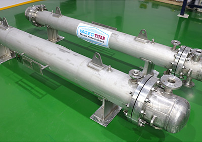 Zirconium Heat Exchangers for a Chemical Industry, India