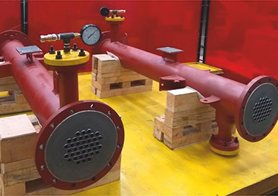 Tantalum Heat Exchanger for Steel Plant