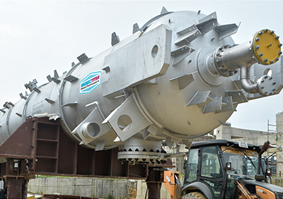 Titanium Gr-12 Clad Column for Bio-Refinery (2G-Ethanol), India